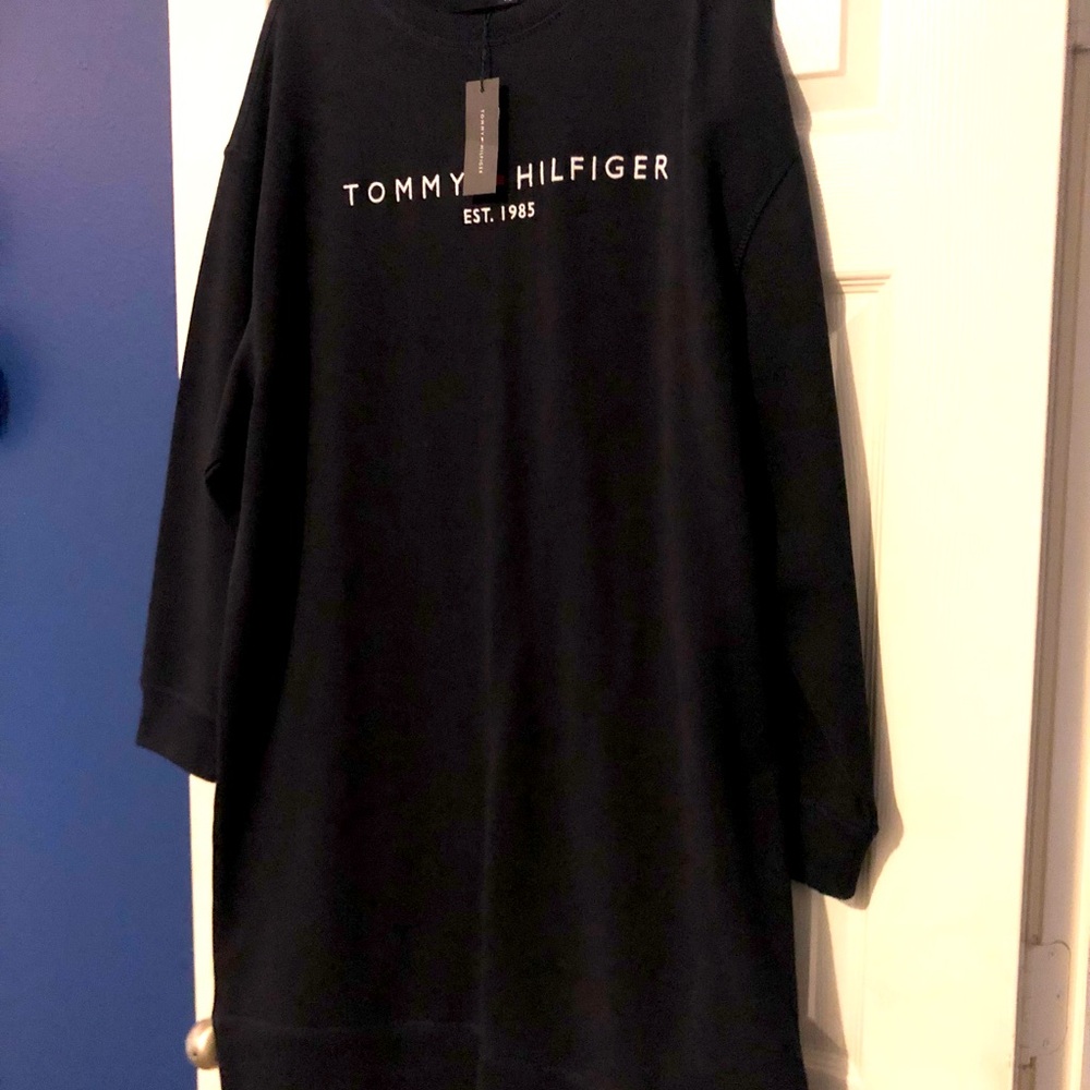 Tommy Hilfiger Warm Winter Knee Length Dress New with Tag - Size L